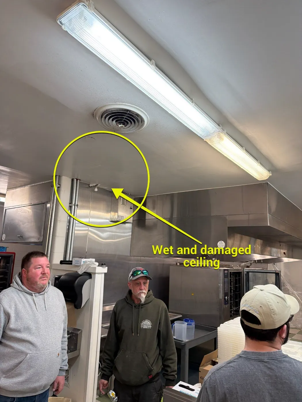 Large-scale water extraction in Old Greenwood business space